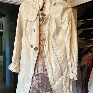 White trench coat